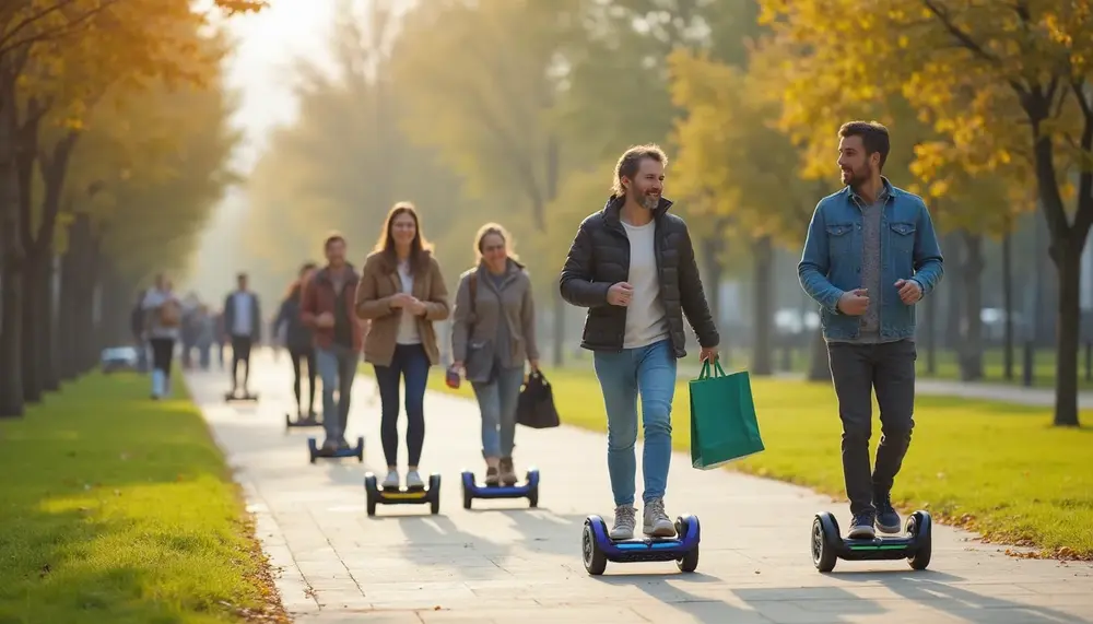 Elektrisch unterwegs: Vorteile eines Hoverboards für deinen Alltag